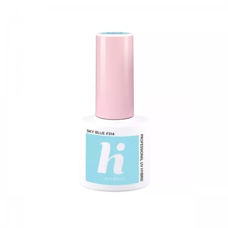 hi hybrid, lakier hybrydowy, 5ml, #314 Sky Blue