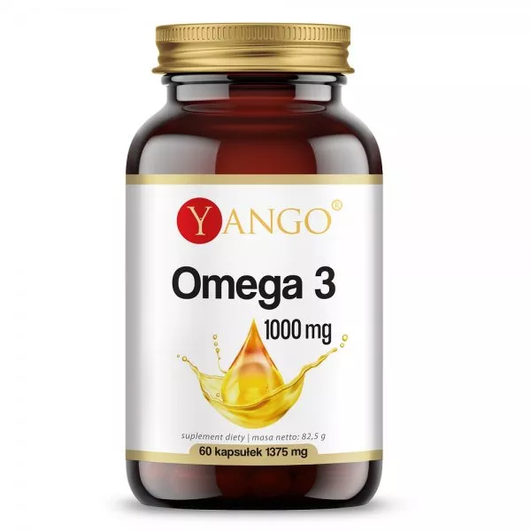 Yango Omega 3 1000mg suplement diety 60 kapsułek