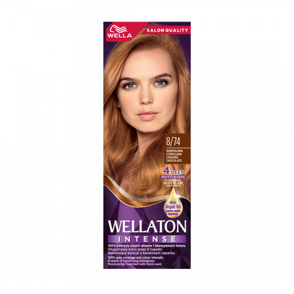 Wella Wellaton farba do włosów, 8/74 karmelowa czekolada