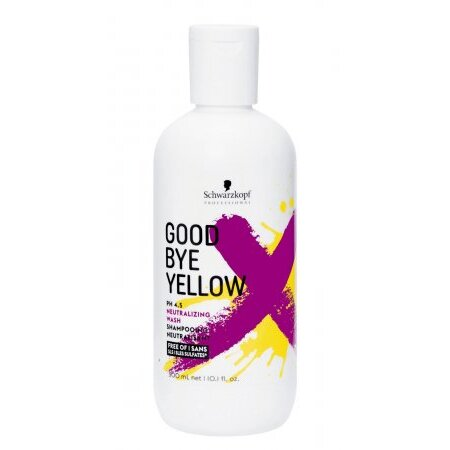 Schwarzkopf Goodbye Yellow, szampon neutralizujący żółte odcienie, 300ml