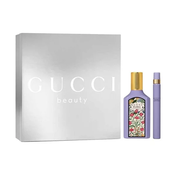 Gucci Flora Gorgeous Magnolia zestaw woda perfumowana spray 50ml + woda perfumowana spray 10ml (W)