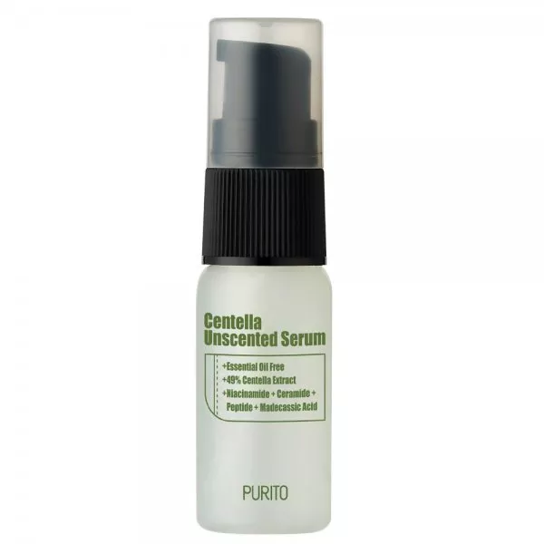 Purito Centella Unscented Serum mini regenerujące serum z ekstraktem z wąkroty azjatyckiej 15ml