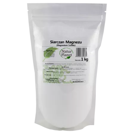 NaturPlanet, Siarczan Magnezu (Sól Gorzka) proszek 1000g