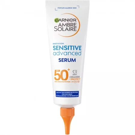 Garnier Ambre Solaire Sensitive Advanced serum do opalania ciała SPF50+ 125ml