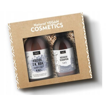 LaQ Zestaw Kozioł z Klasą: żel 500ml, szampon 300ml (sianko)