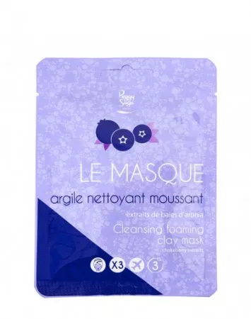 Peggy Sage, oczyszczająco-pieniąca się maska z glinką, 23g, ref. 470213