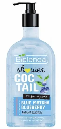 Bielenda Shower Coctail Energetyzujący żel Pod Prysznic Blue Matcha + Blueberry, 400ml