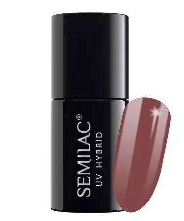 Semilac, lakier hybrydowy, 7ml, 005 Berry Nude