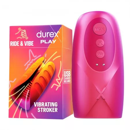Durex Play Ride &amp; Vibe stymulujący masturbator męski