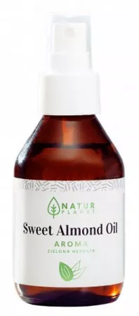 NaturPlanet, olej ze słodkich migdałów z aromatem zielonej herbaty, 100ml