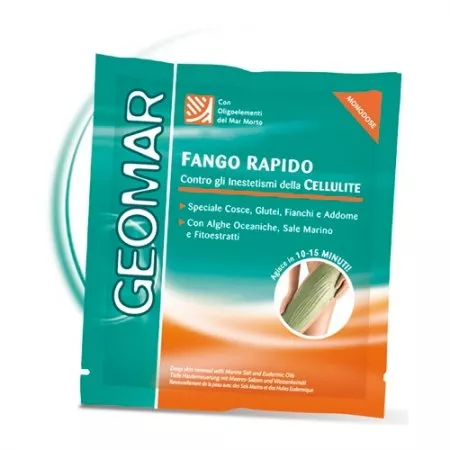 Geomar Fango Rapido, antycellulitowe błoto z alg morskich o przyspieszonym działaniu, saszetka 80ml
