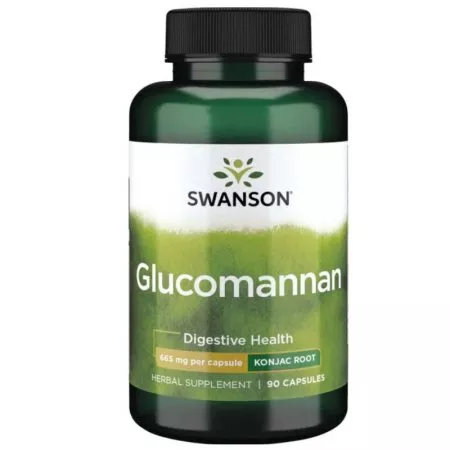 Swanson Glucomannan 665mg 90 kaps
