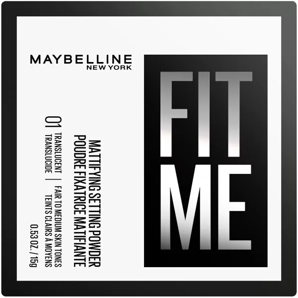 Maybelline Fit Me puder sypki 01 Translucent 15g