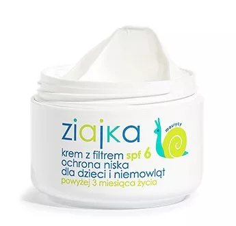Ziaja Ziajka, krem dla dzieci z filtrem SPF6, 50ml