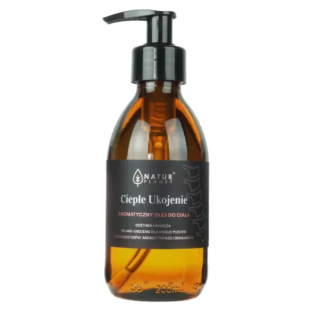 NaturPlanet, Ciepłe ukojenie, olejek do masażu, 200ml