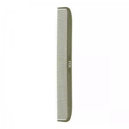 Fox Earth Colors, grzebień o jednakowych ząbkach, zielony