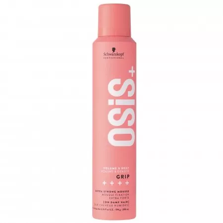 Schwarzkopf OSIS+ MS Grip, pianka zwiększająca objętość cienkich włosów, 200ml