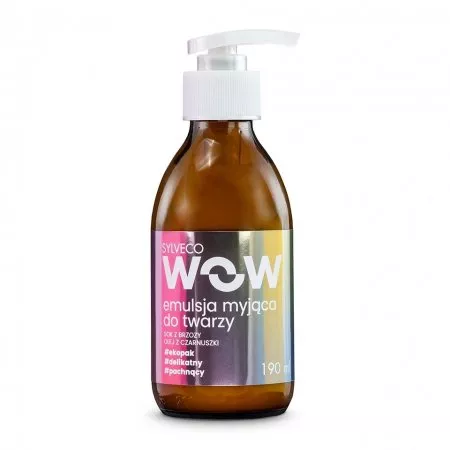 Sylveco WOW, Emulsja myjąca do twarzy, 190ml