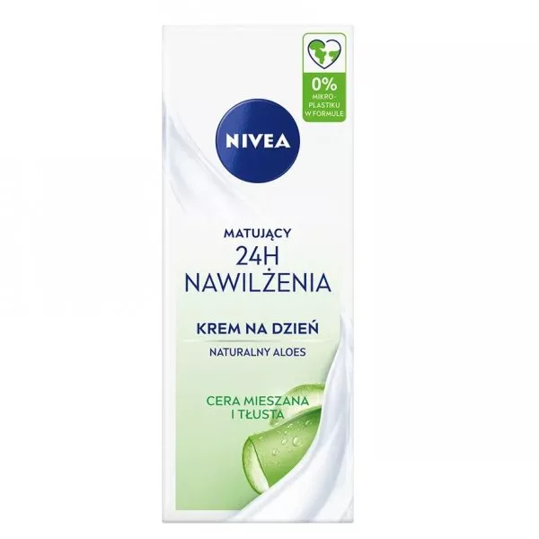 Nivea 24H Nawilżenia matujący krem na dzień cera mieszana i tłusta 50ml