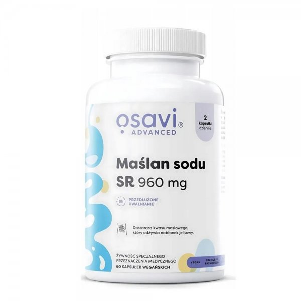 Osavi Maślan Sodu SR 960mg suplement diety 60 kapsułek