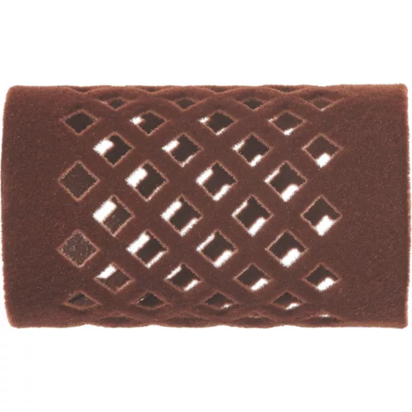 Efalock Flocked Curler, wałki metalowe flokowane 46mm/28mm brązowe 12szt., ref. 14100864