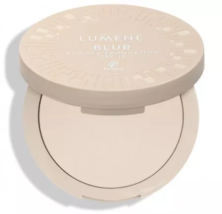 Lumene Blur, Długotrwały puder SPF 15, Blur 1, 10g