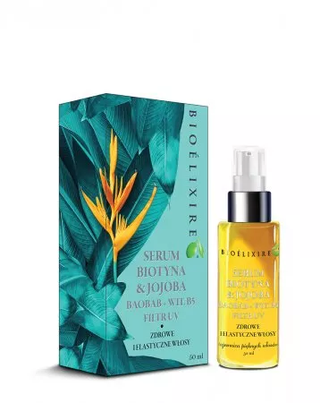 Bioelixire, serum biotyna & jojoba + filtr UV, 50ml