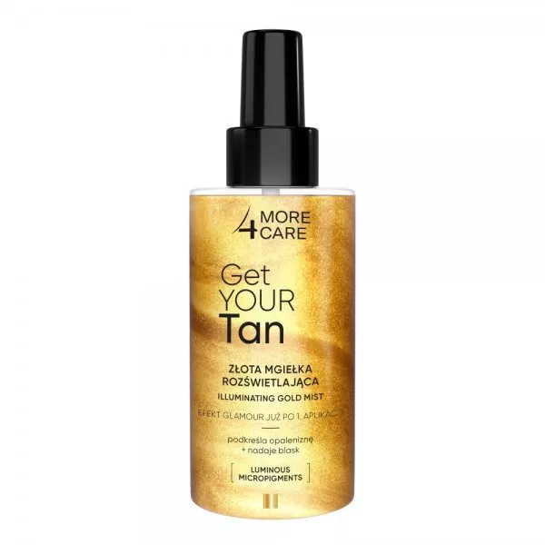 More4Care Get Your Tan! złota mgiełka rozświetlająca 150ml