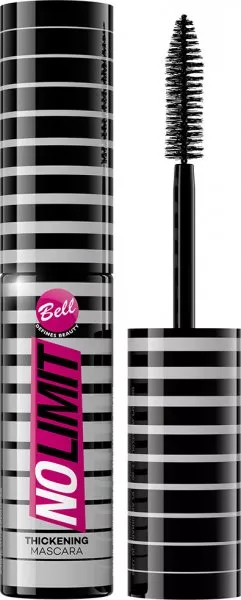 Bell No Limit Thickening, tusz do rzęs intensywnie pogrubiający, 01, 10g