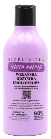 Bioelixire Istota Natury, wegańska odżywka emolientowa, 400ml