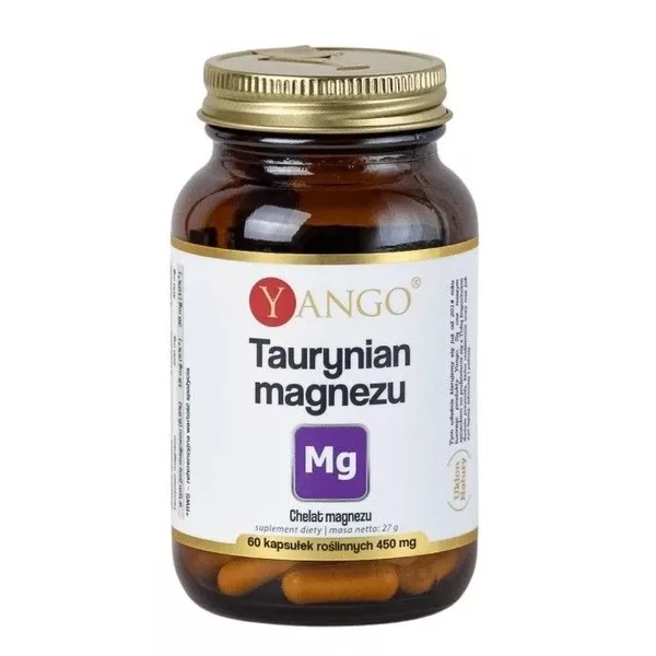 Yango Taurynian magnezu kapsułki 60 sztuk suplement diety