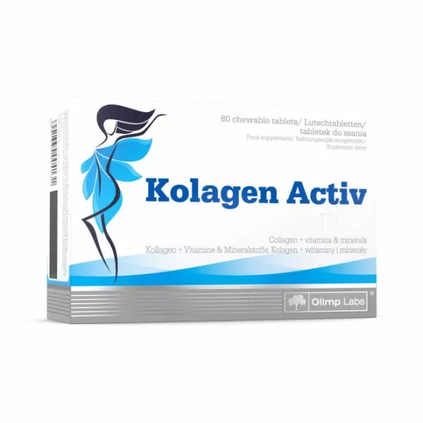 Olimp Labs Kolagen Activ Plus suplement diety do ssania 80 tabletek