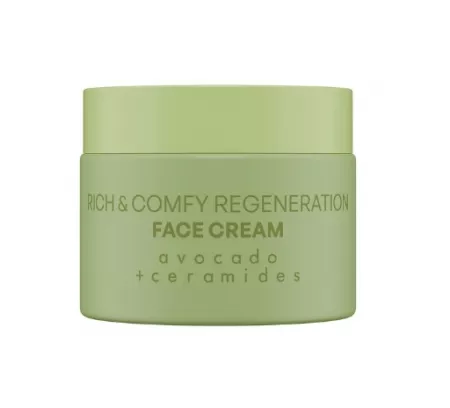 Nacomi Rich&Comfy Regeneration, krem do twarzy, awokado, 40ml