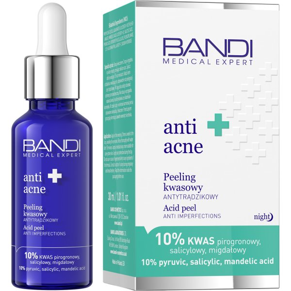 Bandi Medical Expert, Anti Acne, skoncentrowana ampułka antytrądzikowa, 30ml
