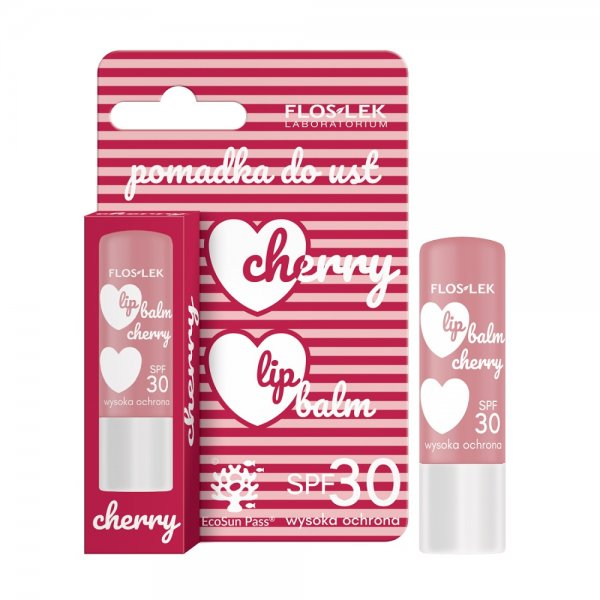 Floslek Lip Care pomadka do ust SPF30 Cherry 4g