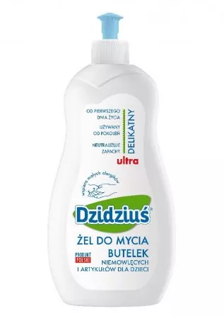 Dzidziuś Ultra delikatny żel do mycia butelek 500ml