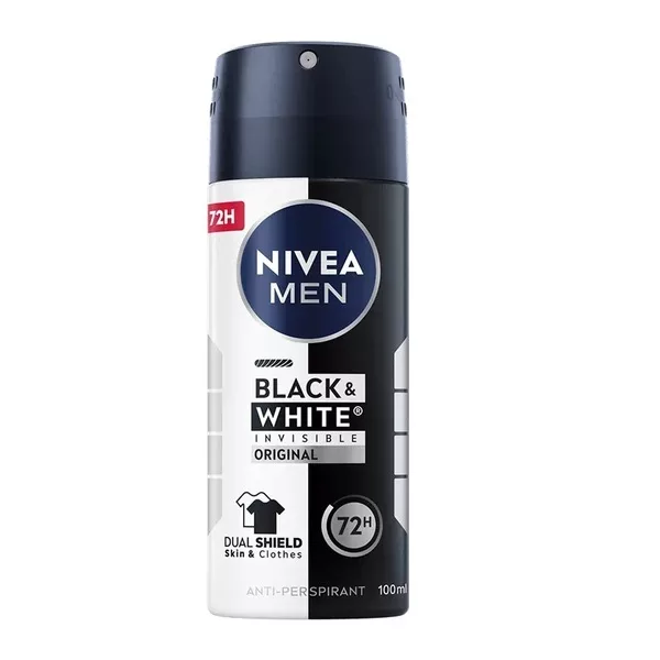 Nivea Men Black& White Invisible Original antyperspirant w sprayu 100ml (M)