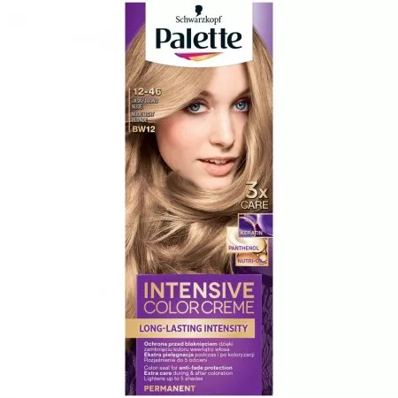 Schwarzkopf Palette Intensive Color Creme farba do włosów w kremie 12-46 (BW12) Jasny Blond Nude