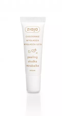 Ziaja Pielęgnacja ust, peeling do ust, słodka mirabelka, 12ml
