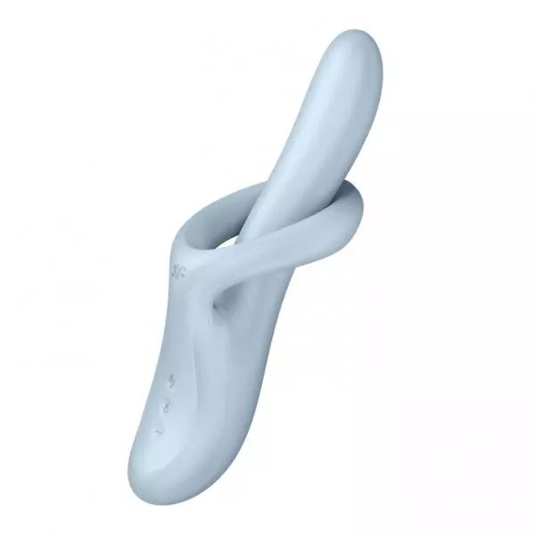 Satisfyer Heat Flex 4 wibrator rotacyjny z funkcją podgrzewania Blue