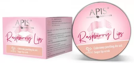 Apis Raspberry Lips, cukrowy peeling do ust, 10ml