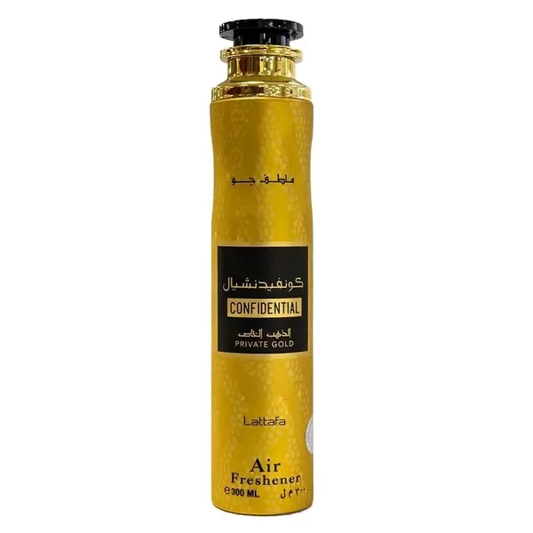 Lattafa Confidential Private Gold odświeżacz powietrza 300ml