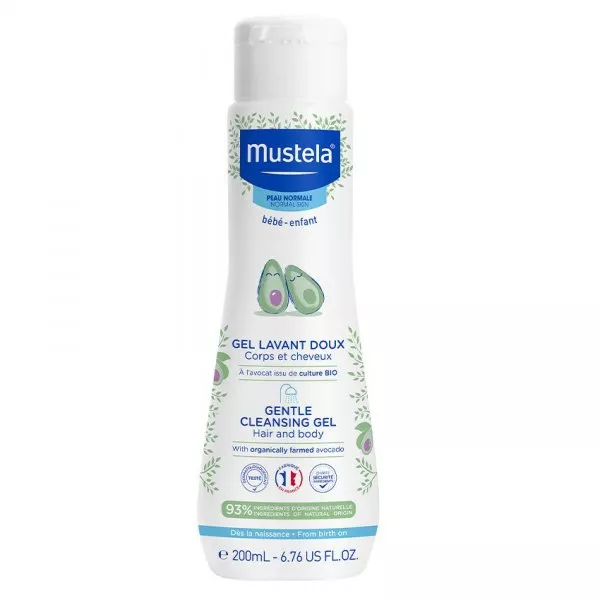 Mustela Gentle Cleansing Gel delikatny żel do mycia ciała i włosów 200ml