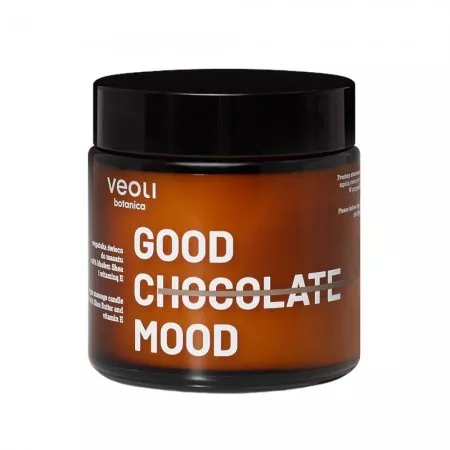 Veoli Botanica Good Chocolate Mood wegańska świeca do masażu z 40% masłem Shea i Witaminą E 100ml