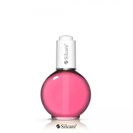 Silcare, The Garden of Colour oliwka do paznokci Raspberry Light Pink 75ml