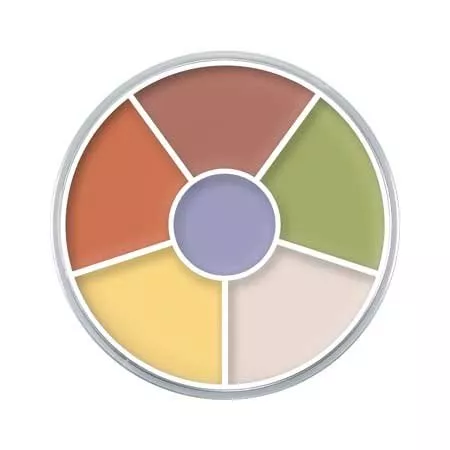 Kryolan, Dermacolor Camouflage Rainbow Set, paleta kamuflaży, 40g, odcień Neutralizer