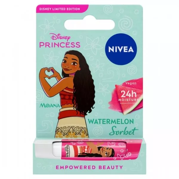 Nivea Disney Limited Edition pielęgnująca pomadka do ust Watermelon Sorbet 4.8g