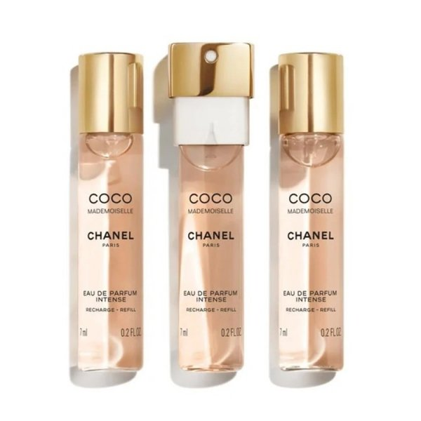 Chanel Coco Mademoiselle Intense zestaw woda perfumowana spray + wkłady 3x7ml (W)