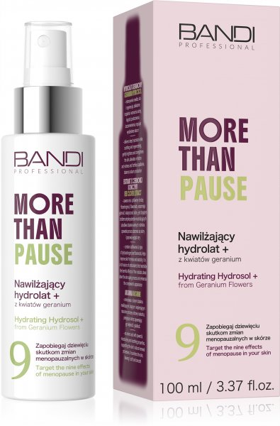 Bandi More Than Pause, łagodzący hydrolat nawilżający z geranium, 100ml