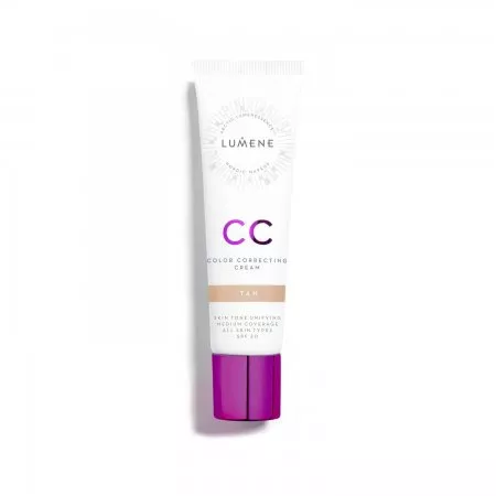 Lumene CC 7w1, lekki podkład redukujący zaczerwienienia, 30ml, Tan